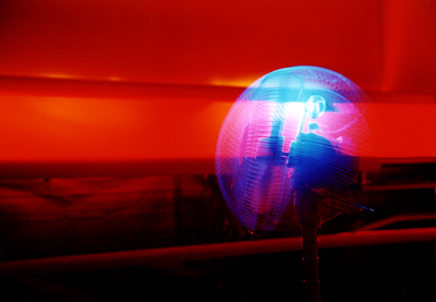 RGB - Red + Fan, Vienna, 2001 - photo: Bernhard Gal