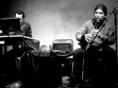 Fagaschinski & Gal at Ausland, Berlin - February 14th, 2004, photo by Marcus Liebig